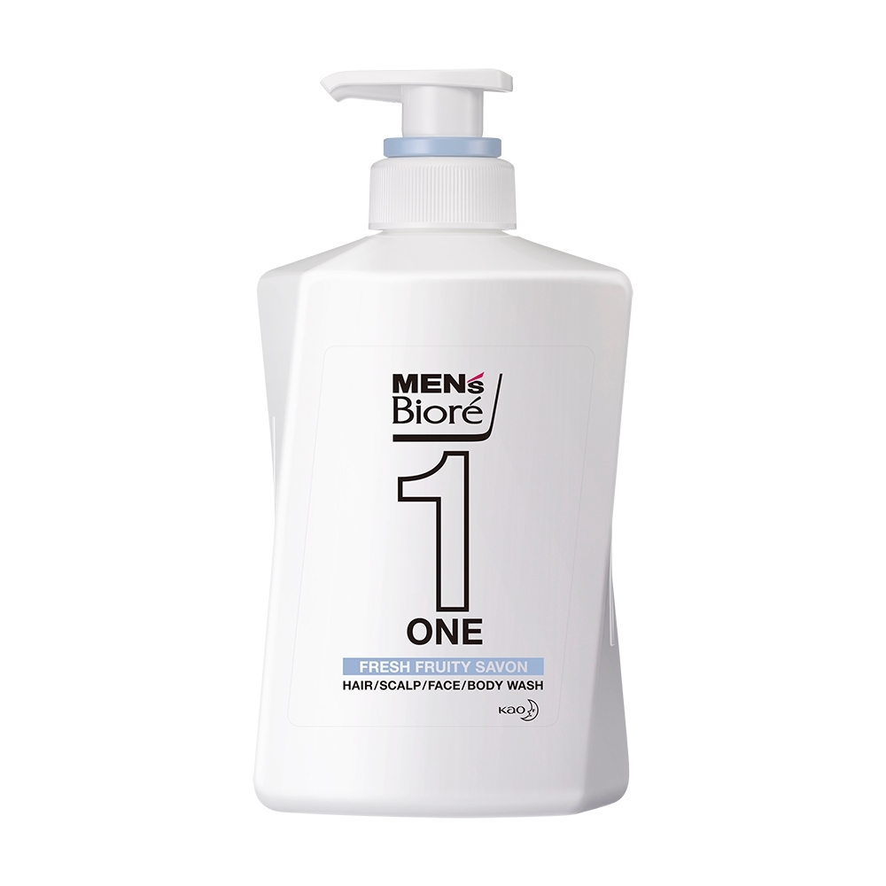 【MEN'S Biore】ONE髮顏體全效潔淨露 淨皂清香 480ml