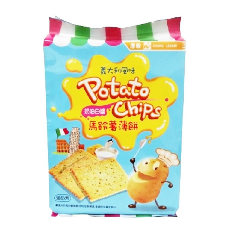 【厚毅】義大利風味奶油白醬馬鈴薯薄餅 256g