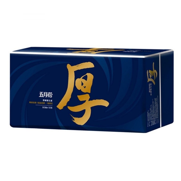 【五月花】厚棒抽取式衛生紙 90抽10包