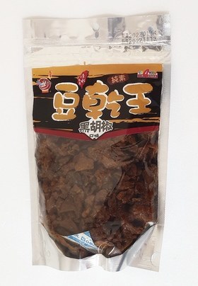【豆干王】黑胡椒豆干270g