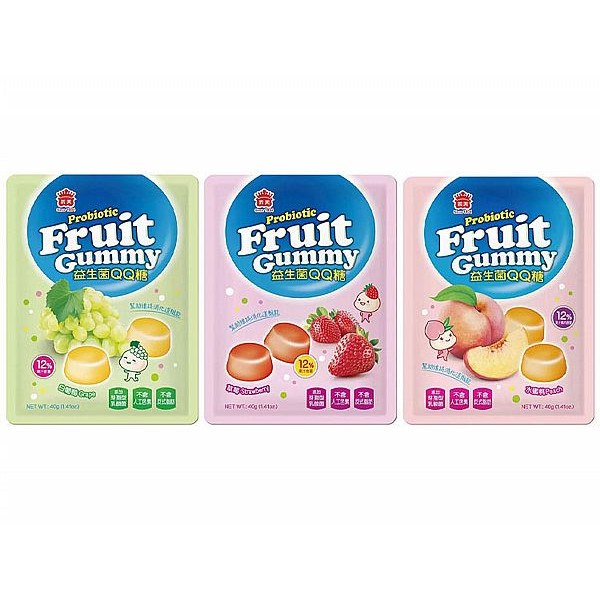 【義美】益生菌果汁QQ糖 40g