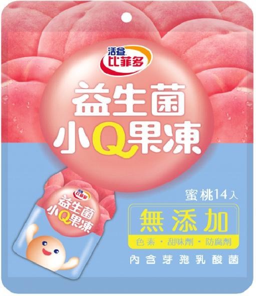 【比菲多】益生菌小Q果凍 蜜桃 280g