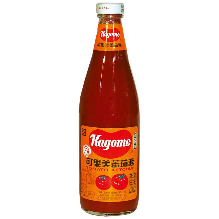 【可果美】蕃茄醬 玻璃瓶700g