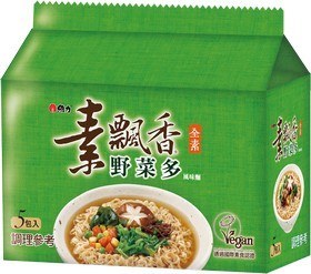 【維力】素飄香野菜多風味麵80g 5入1袋