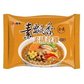 【維力】素飄香素排骨雞風味麵90g 5入1袋