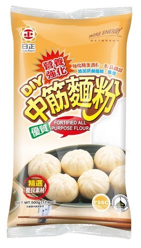 【日正】營養強化中筋麵粉500g