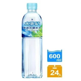 【水事紀】麥飯石礦泉水600ml 24入1箱