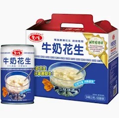 【愛之味】牛奶花生340g 12入1箱