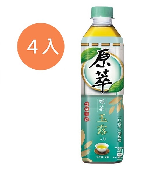 【原萃】綠茶玉露入り 580ml 4入1組