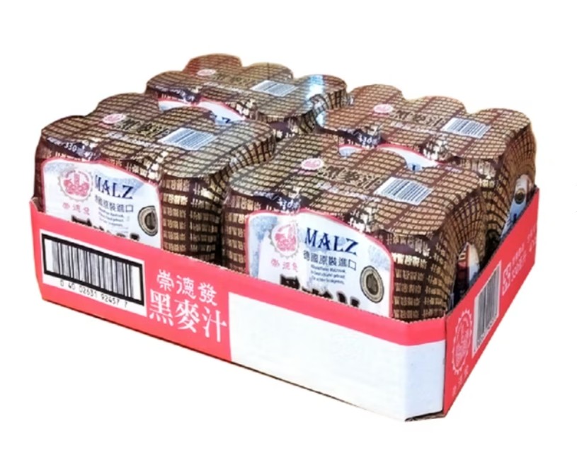 【崇德發】德國原裝黑麥汁易開罐330ml 24入1箱