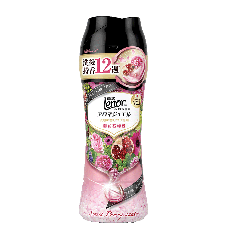【Lenor 蘭諾】衣物抗菌芳香豆 甜花石榴香 520ml