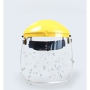 【藍鷹牌】 頭盔 防護面罩 防噴濺 透明面板安全防護面罩組可調整弧度