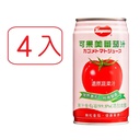【可果美】蕃茄汁加鹽340ml 4入1組