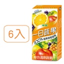 【波蜜】一日蔬果100%蘋果柳橙綜合蔬果汁160ml 6入1組