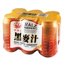 【崇德發】德國原裝黑麥汁減糖易開罐 330ml 6入1組